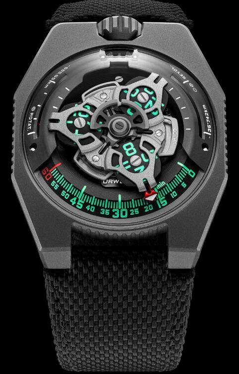 Urwerk UR-100 GunMetal Watch Replica